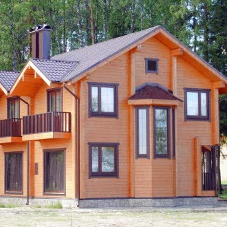 "BrusGost.ru" - Строительство домов из профилированного бруса.